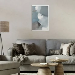Stupell Industries Stormy Grey Abstract Framed Giclee, design by Lanie Loreth