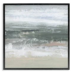 Stupell Industries Subdued Pastel Tides Framed Giclee, design by Ethan Harper