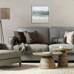 Stupell Industries Subdued Pastel Tides Framed Giclee, design by Ethan Harper