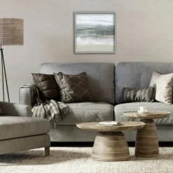 Stupell Industries Subdued Pastel Tides Framed Giclee, design by Ethan Harper