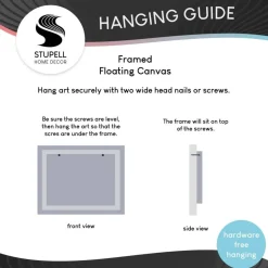 Stupell Industries Summer Waves Tropical Van Surfboards Floater Framed Art