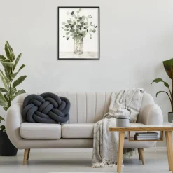 Stupell Industries Traditional Eucalyptus Herb Framed Giclee By Carol Robinson
