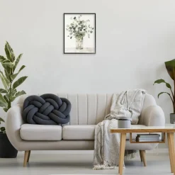 Stupell Industries Traditional Eucalyptus Herb Framed Giclee By Carol Robinson