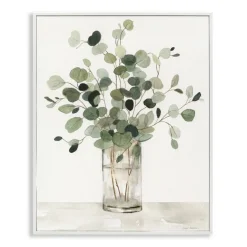 Stupell Industries Traditional Eucalyptus Herb Framed Giclee By Carol Robinson