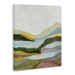 Stupell Industries Tranquil Hill Abstract View Canvas By Nikita Jariwala