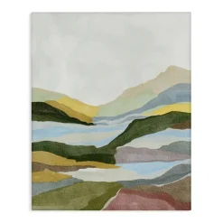 Stupell Industries Tranquil Hill Abstract View Canvas By Nikita Jariwala