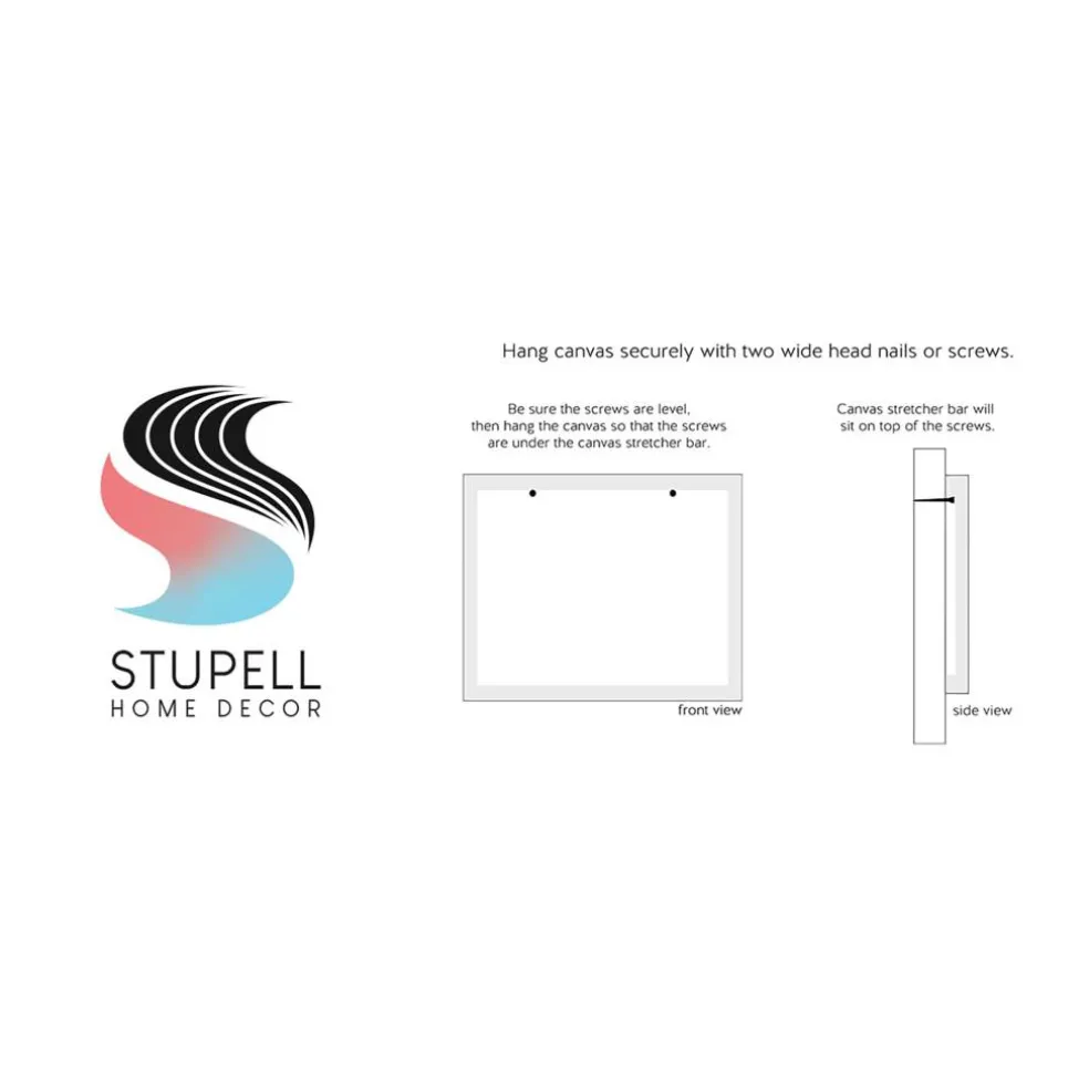 Stupell Industries Trees By Lakeside Landscape Canvas Wall Art