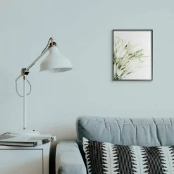 Stupell Industries White & Green Bright Natural Flower Photograph with Black Frame Wall Accent