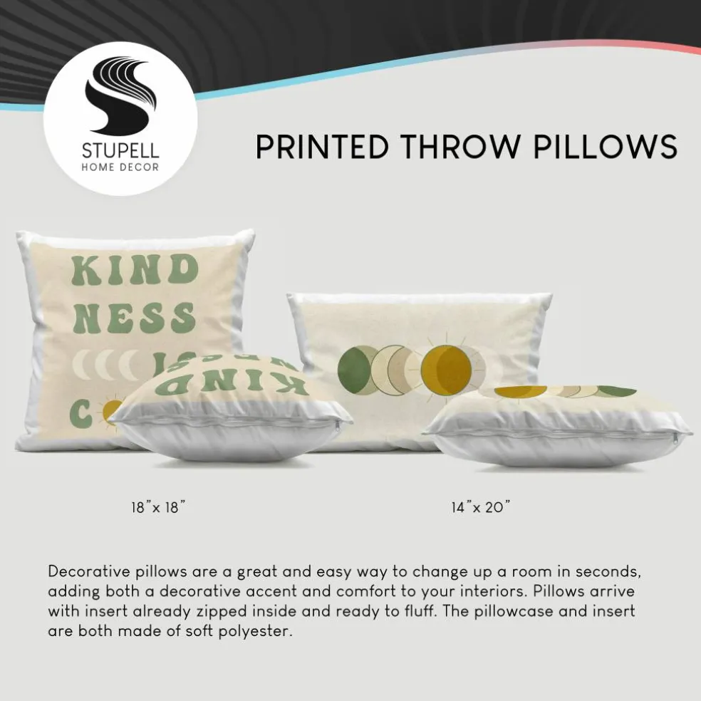 Stupell Industries 18" x 18" Ibiza Hotel Vacation Decorative Printed Indoor Pillow