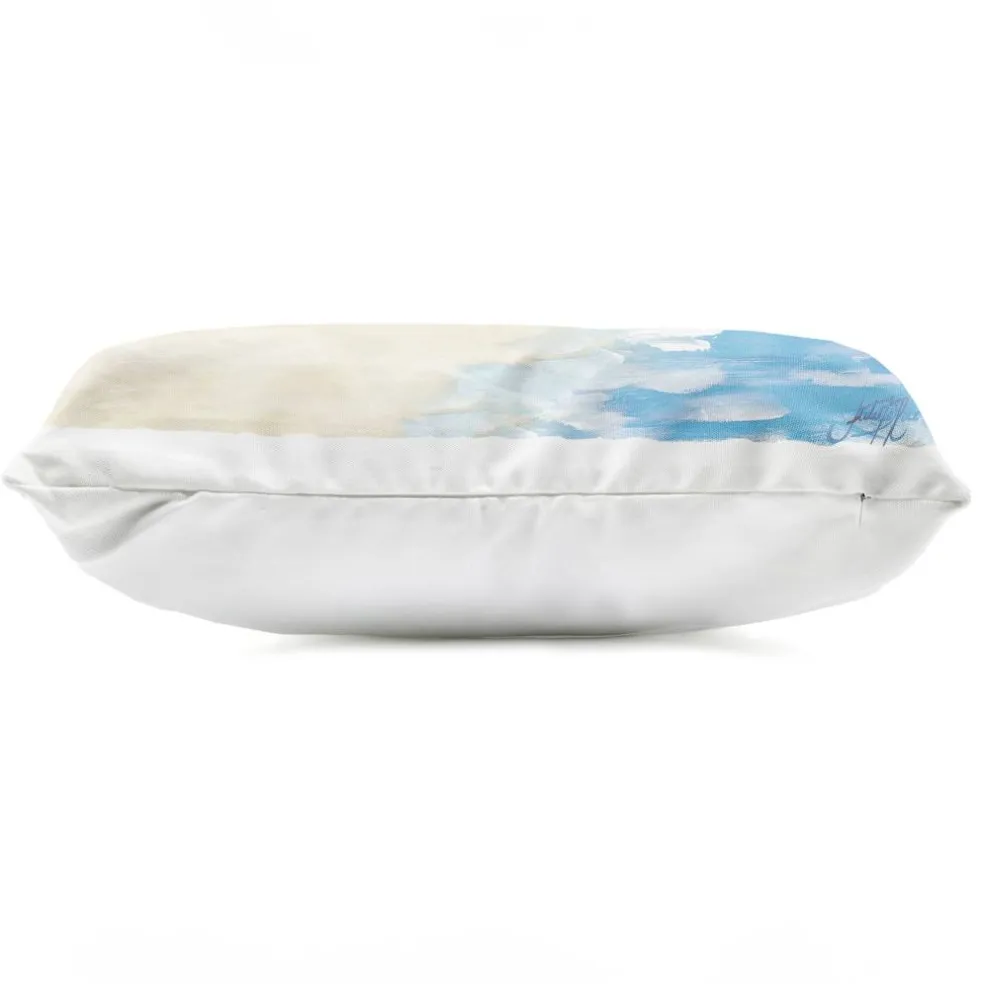 Stupell Industries 14" x 20" Tropical Vacation on Shore Outdoor Print Throw Pillow