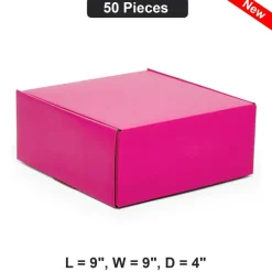 Sturdy Mailing Boxes for Safe Shipping Perfect 9" x 9" x 4"