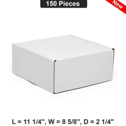 Sturdy Mailing Boxes Perfect for Secure Shipping 11 1/4" x 8 5/8" x 2 1/4"