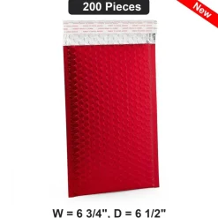 Sturdy Matte Bubble Mailer 6.75" x 6.5"