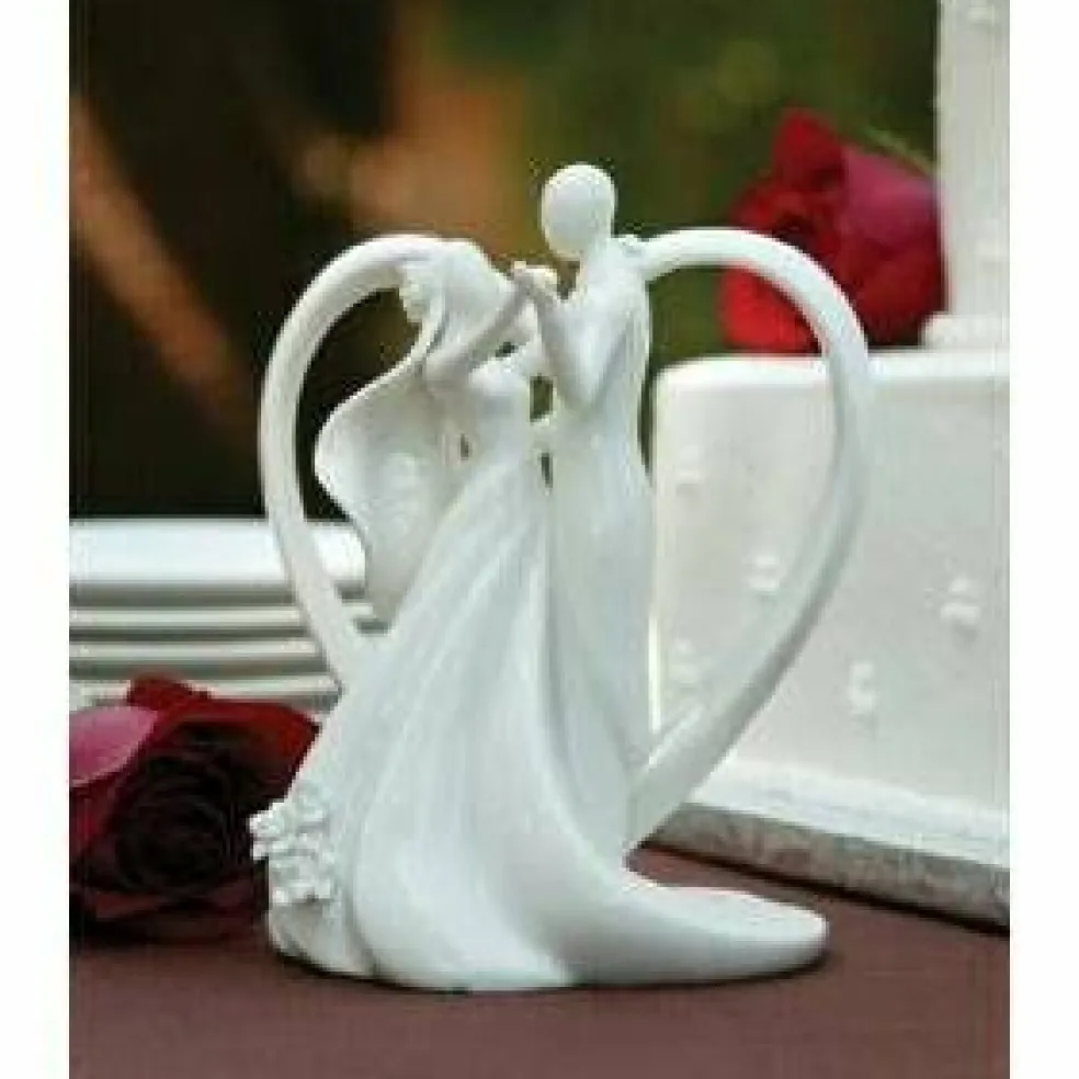 Stylized Dancing Wedding Cake Topper
