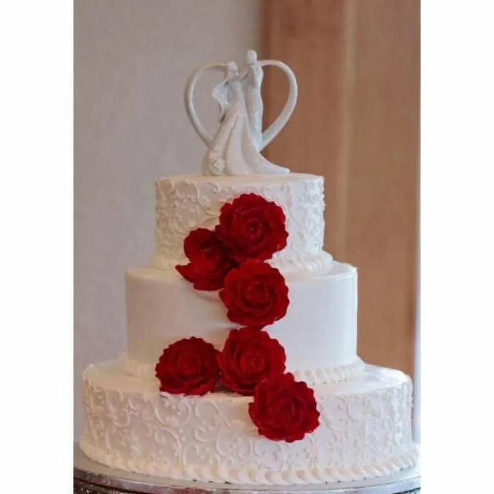 Stylized Dancing Wedding Cake Topper