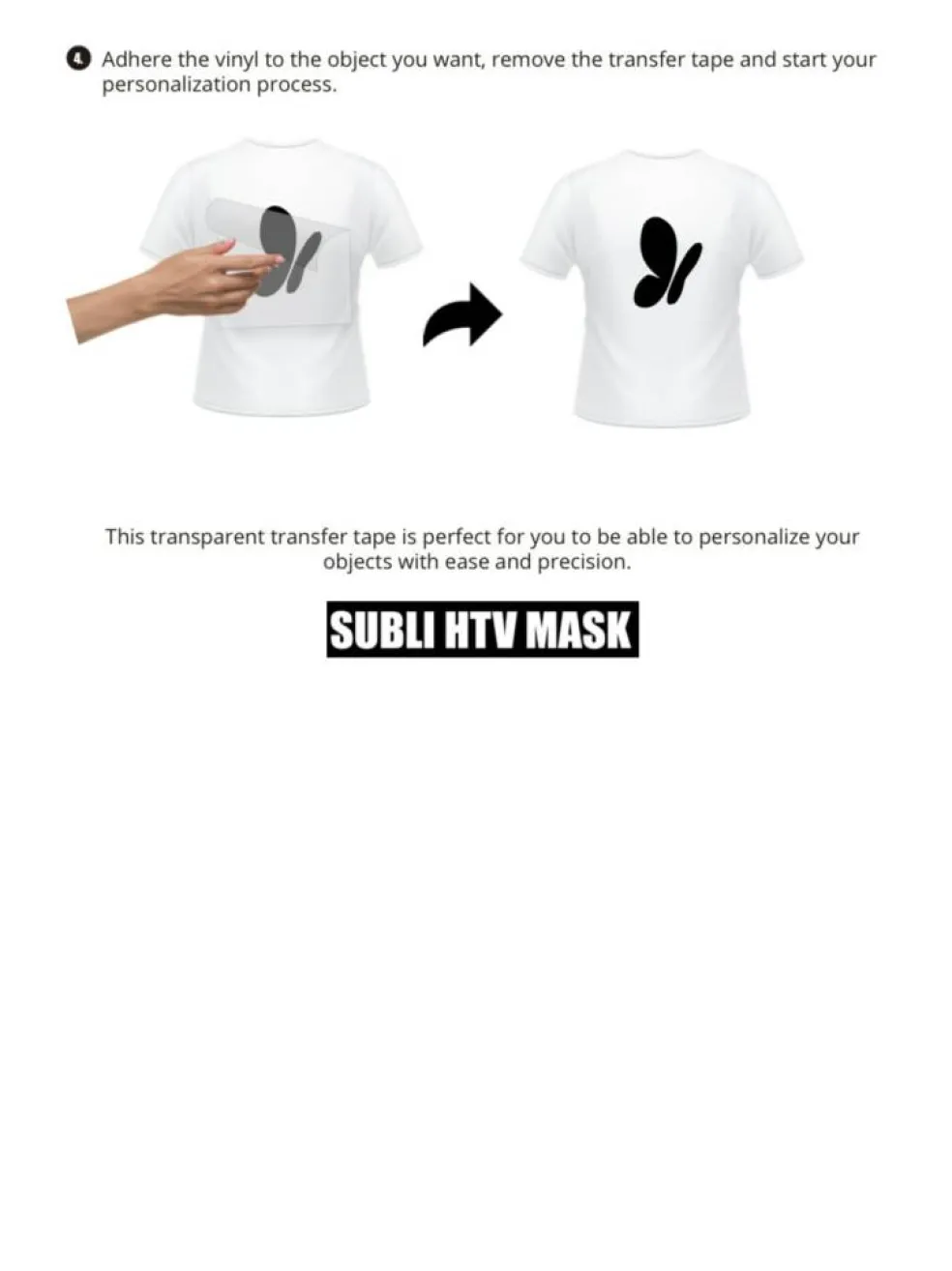 SUBLI HTV MASK™ 8”x9”- 20 SHEETS Free Delivery Transfer Paper And Vinyl Tape