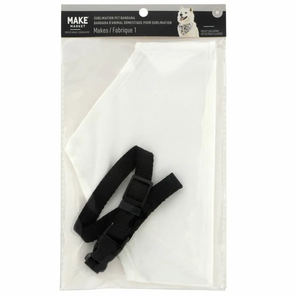 Sublimation Pet Bandana with Collar by Make Market®