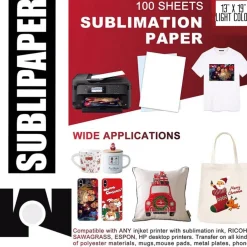 SUBLIPAPER Dye Sublimation Transfer Paper for Sawgrass, Epson and Brother 100 Sheets 13"x19" per Pack
