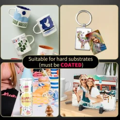 SUBLIPAPER Sublimation Paper - Heat Transfer Paper Sheets Compatible with Inkjet Sublimation Printers 105g
