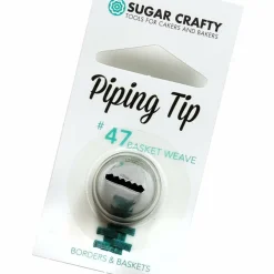 Sugar Crafty Basket Weave Icing Tip 47
