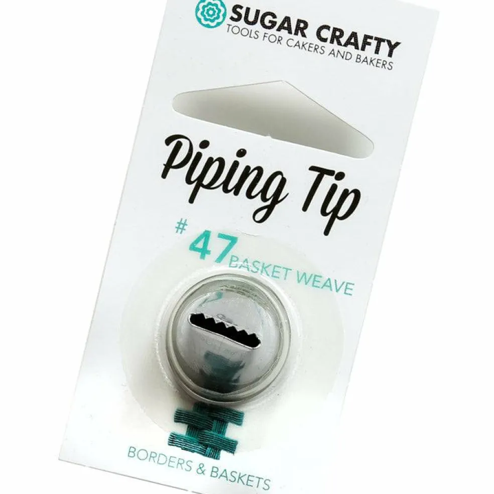 Sugar Crafty Basket Weave Icing Tip 47