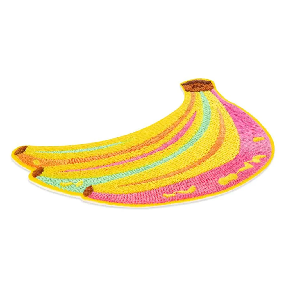 Summer Bananas Iron-On & Adhesive Embroidered Patch by Make Market®