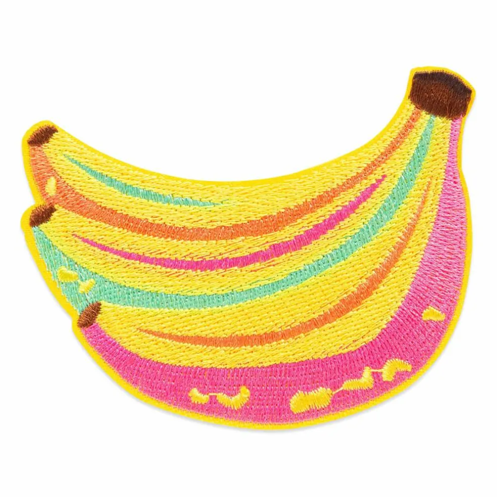 Summer Bananas Iron-On & Adhesive Embroidered Patch by Make Market®