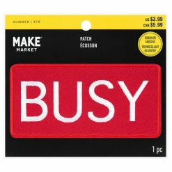 Summer Busy Iron-On & Adhesive Embroidered Patch by Make Market®