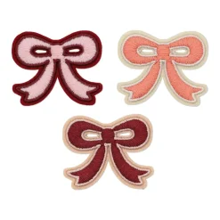 Summer Fashion Bows Iron-On & Adhesive Embroidered Patches, 3ct. by Make Market®