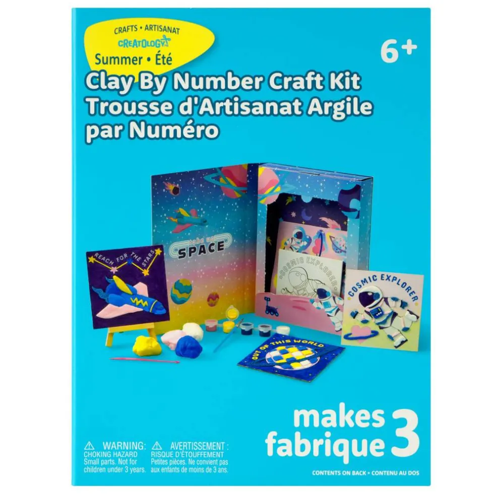 Summer Space Clay by Number Craft Kit by Creatology™