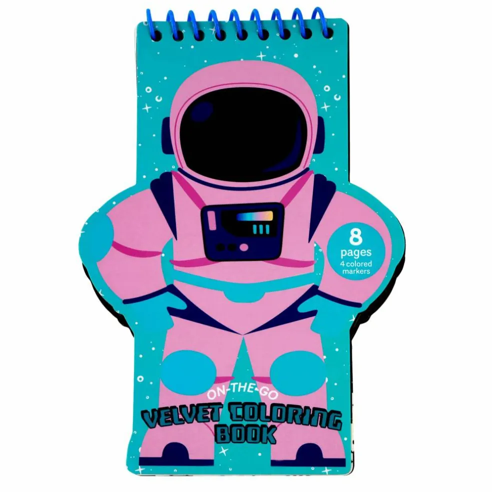 Summer Space Velvet On-the-Go Coloring Book by Creatology™