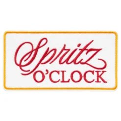 Summer Spritz O'Clock Iron-On & Adhesive Embroidered Patch by Make Market®
