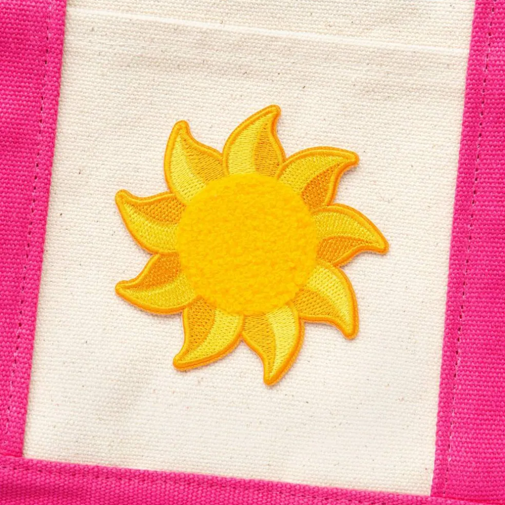 Summer Sun Iron-On & Adhesive Embroidered Patch by Make Market®