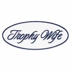 Summer Trophy Wife Iron-On & Adhesive Embroidered Patch by Make Market®