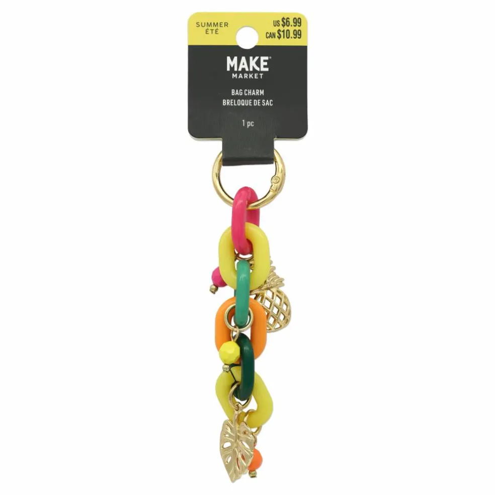 Summer Tropical Acrylic Chain Bag Charm by Make Market®
