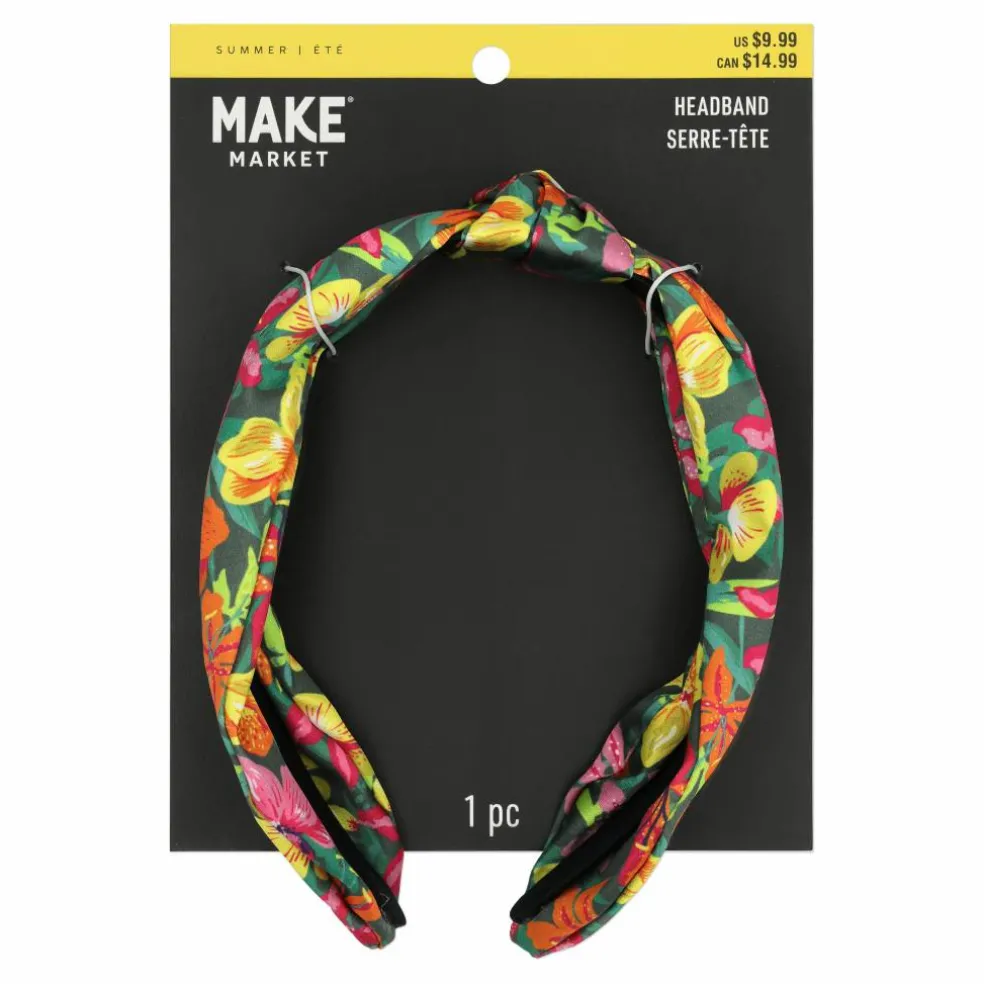 Summer Tropical Orchid & Lily Fabric Headband by Make Market®