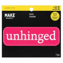 Summer Unhinged Iron-On & Adhesive Embroidered Patch by Make MarketĀ®