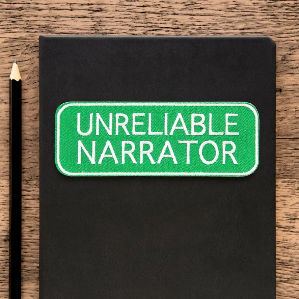 Summer Unreliable Narrator Iron-On & Adhesive Embroidered Patch by Make Market®