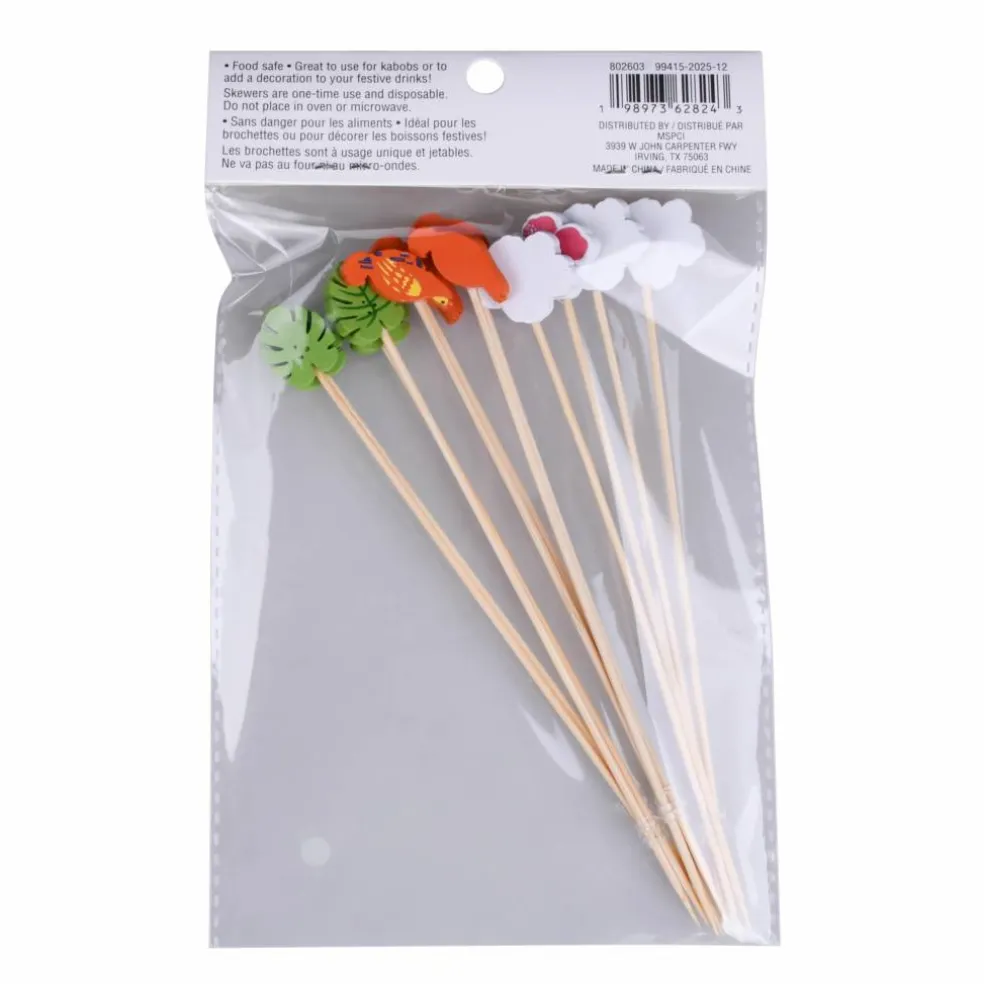 8" Summer Wood Skewers, 12ct. by Makery™