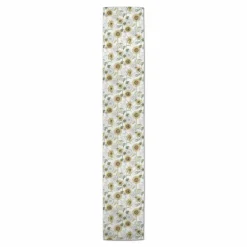 Sunflower Pattern Cotton Twill Runner