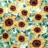 Sunflowers Anti-Pill Premium Fleece Fabric | By The Yard