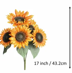 17" Sunflower Water Resistant Bush by Ashland®