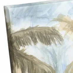 Sunrise Palm Trees Canvas Wall Art