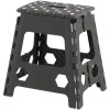 Superio Folding Step Stool - Gray, 15" Tall