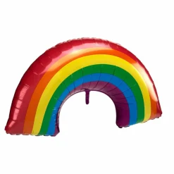 SuperShape™ 34" Iridescent Rainbow Holographic Foil Balloon