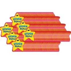 Super Star! Star Badges, 36 Per Pack, 6 Packs