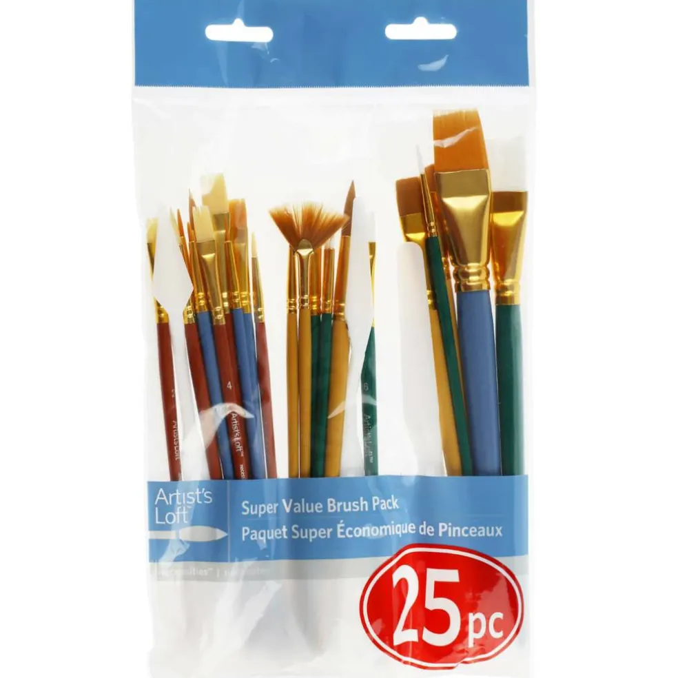 Super Value 25 Piece Brush Set by Artist's Loft™ Necessities™