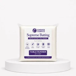 Supreme Batting - 80/20 Cotton/Poly Blend - Table Runner (20" x 94")