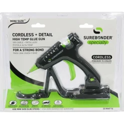 Surebonder® Mini Cordless High Temp Detail Tip Hot Glue Gun