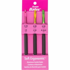 Susan Bates® Soft Ergonomic⢠Crochet Hook Set, I- K